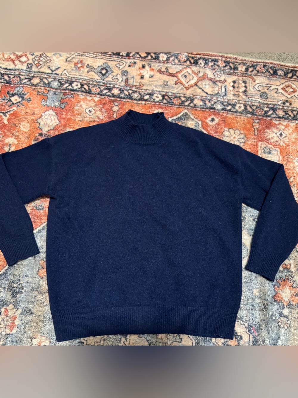 Genuine Wool Turtle Neck Sweater